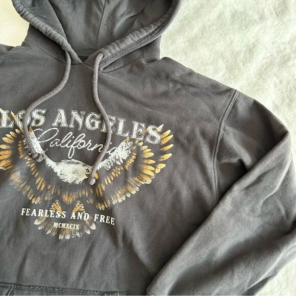 Hollister Graphic Oversized Hoodie Women’s Size Small - Picture 3 of 12